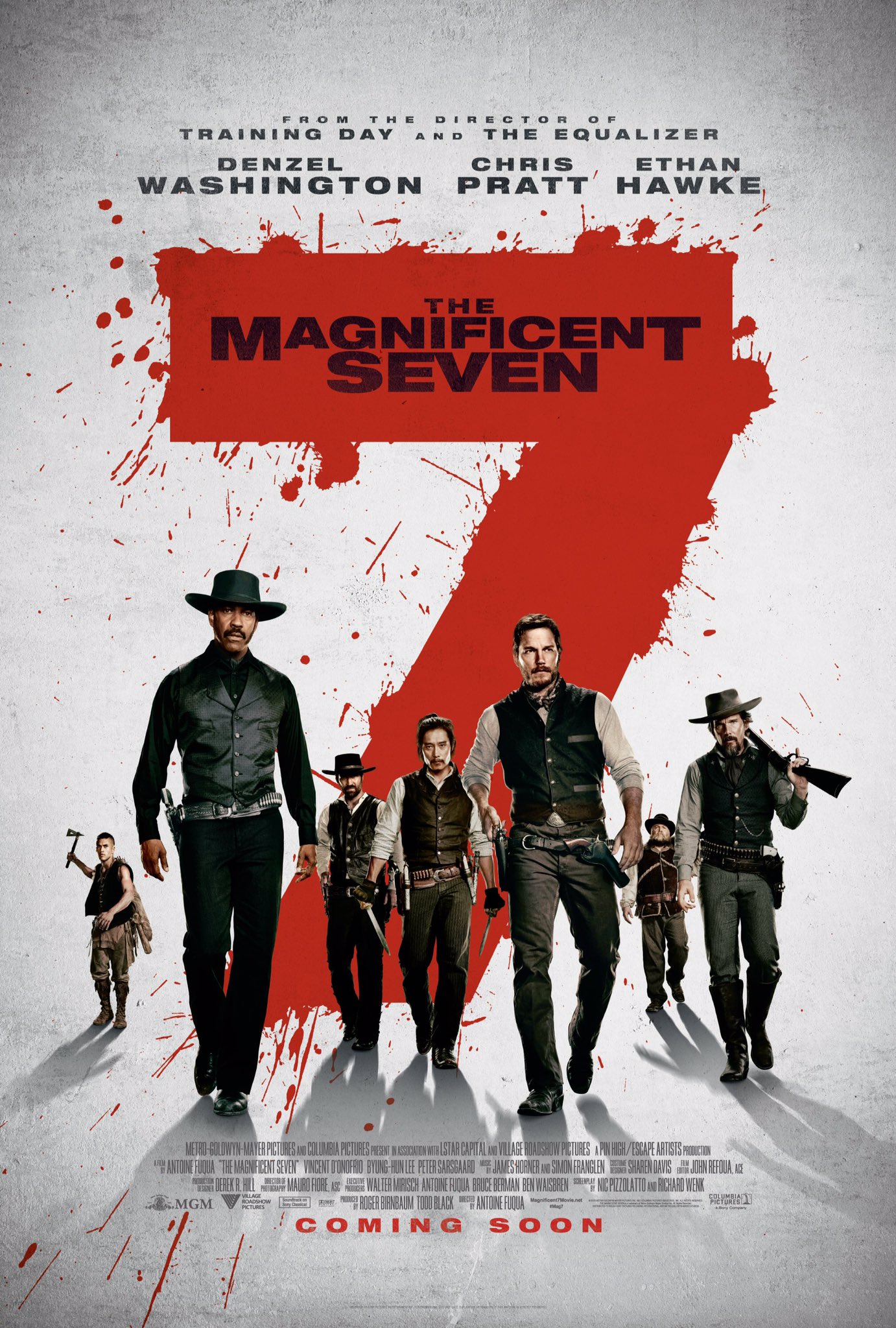 The Magnificent Seven, Amy Robsart Hall, Syderstone PE31 8SD | A remake of the classic western, starring Denzel Washington and Chris Pratt | Film